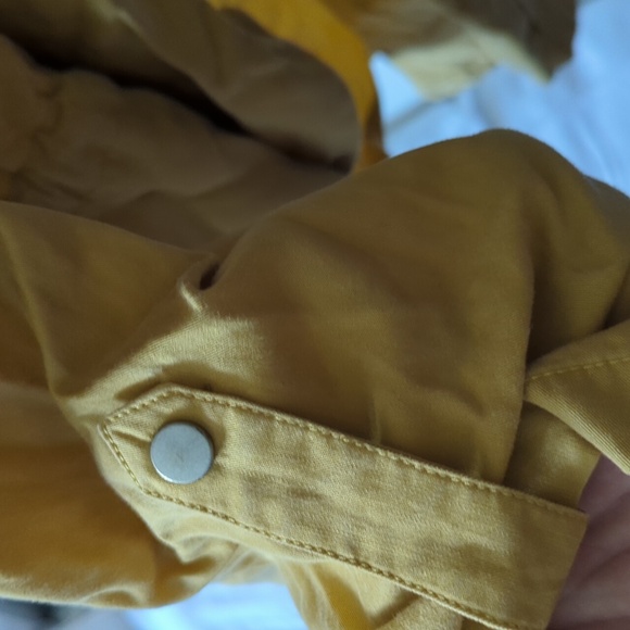 mustard open front light jacket - Picture 2 of 5